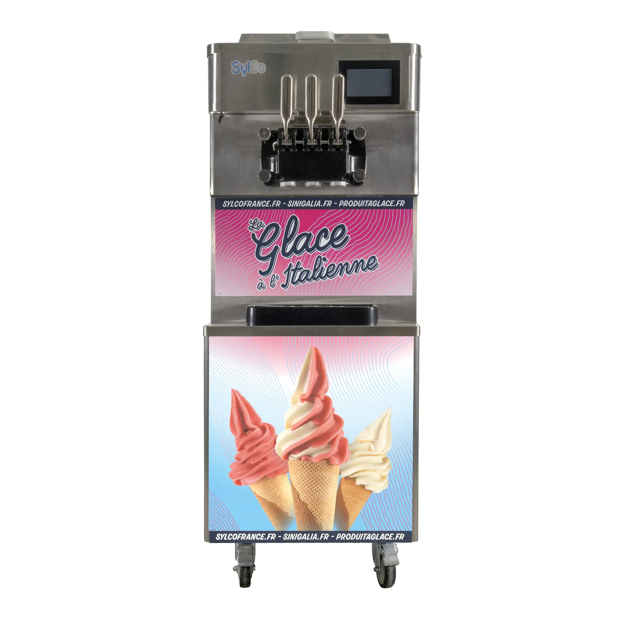 Machine à crème glacée pour glaces à l'italienne et granités